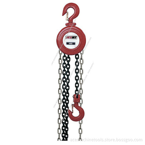 Ace-Hsz Round Type Hand Chain Block